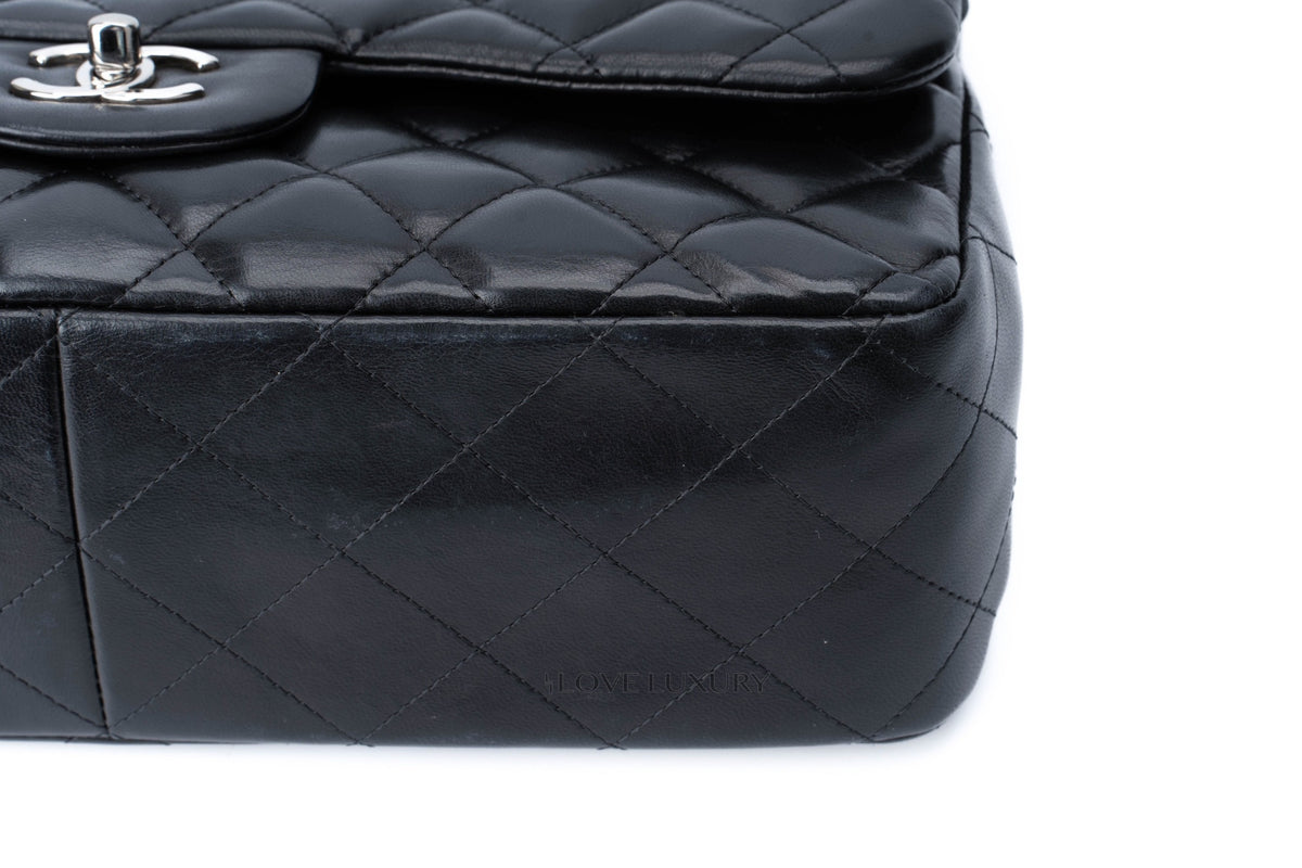 Chanel Jumbo Classic Flap Black Lambskin - view 7