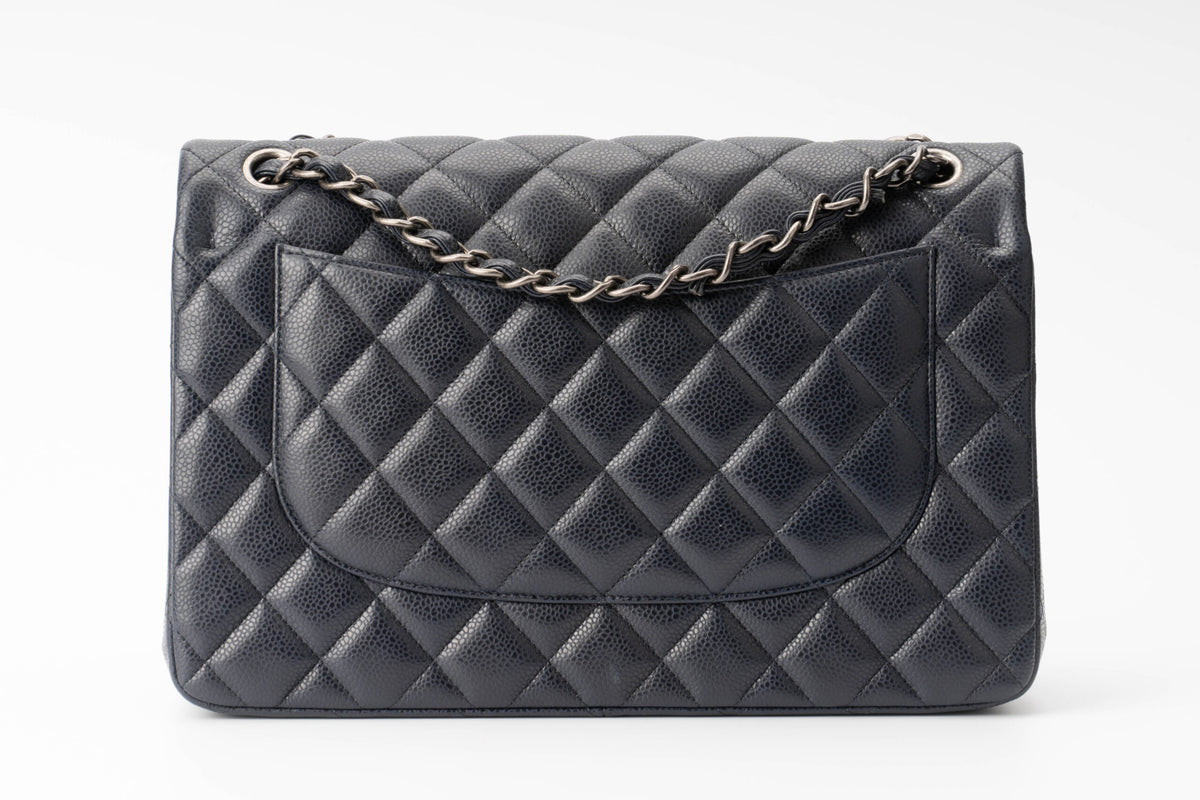 Chanel Jumbo Classic Flap Navy Caviar - view 3