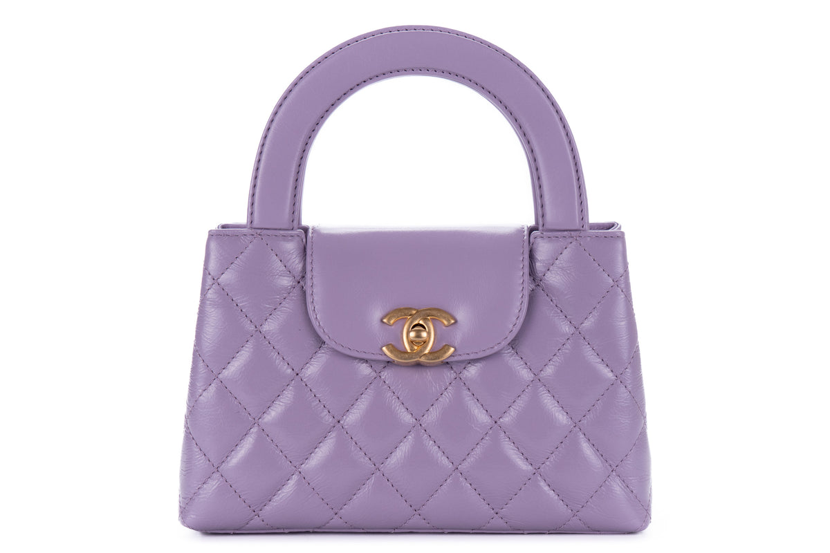 Chanel Small Kelly Violet Calfskin Gold Hardware - view 1