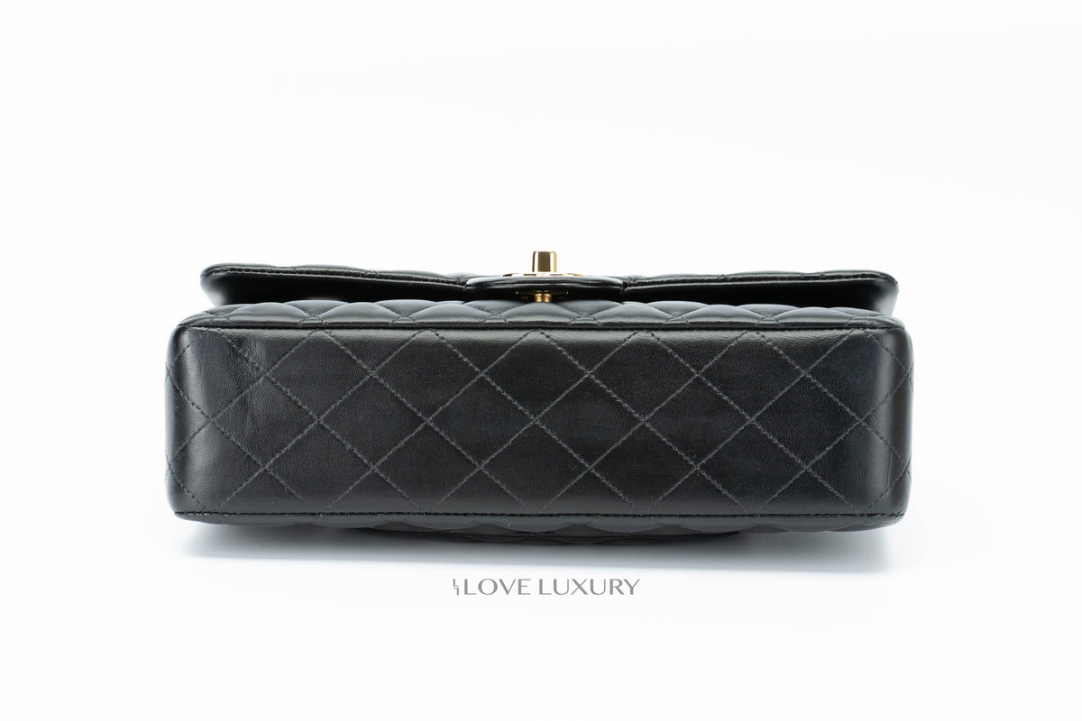Chanel Medium Classic Flap Black Lambskin - view 6