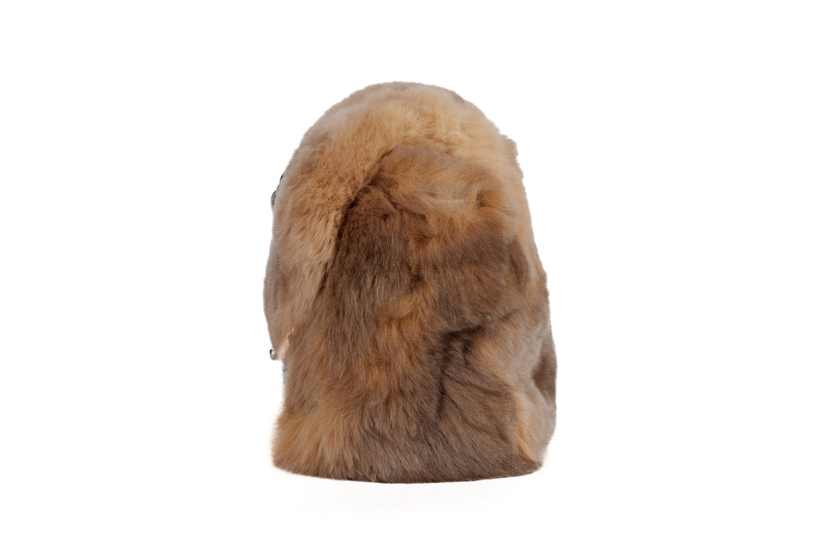 Chanel Bag Mink Fur Tweed Silver Hardware - view 4