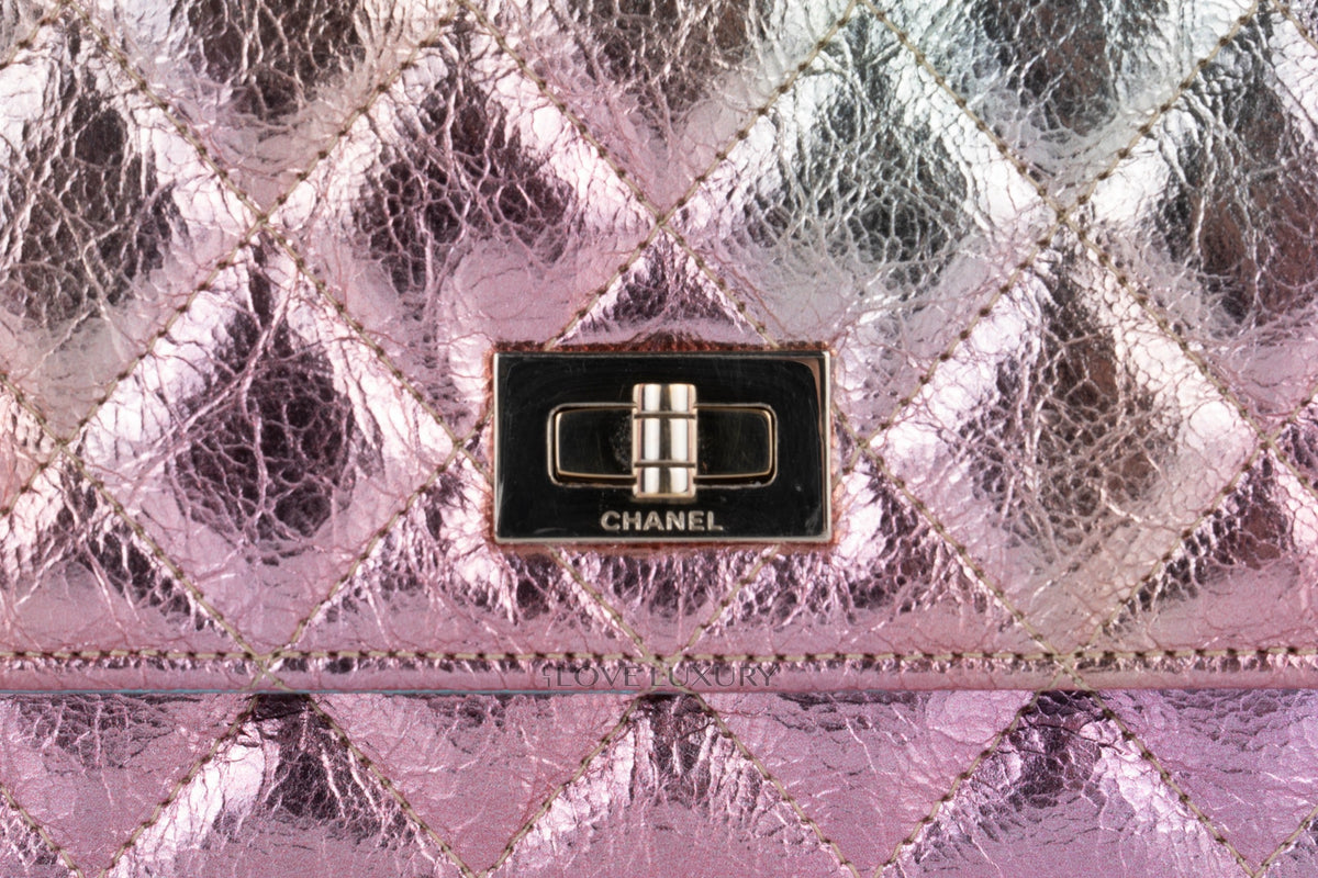 Chanel Reissue Wallet On Chain Rainbow Gold Hardware - view 7