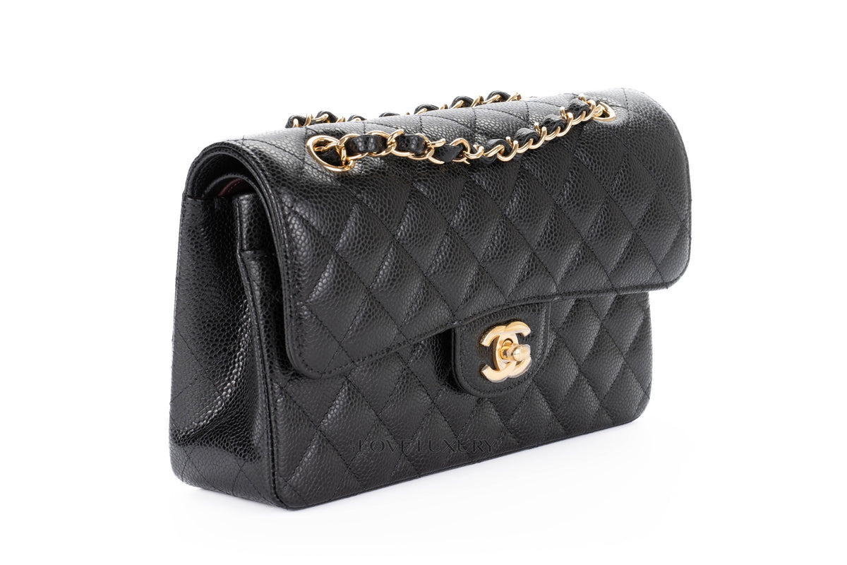 Chanel Small Classic Flap Black Caviar - view 2