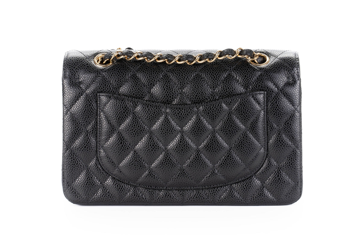 Chanel Small Classic Flap Black Caviar - view 3