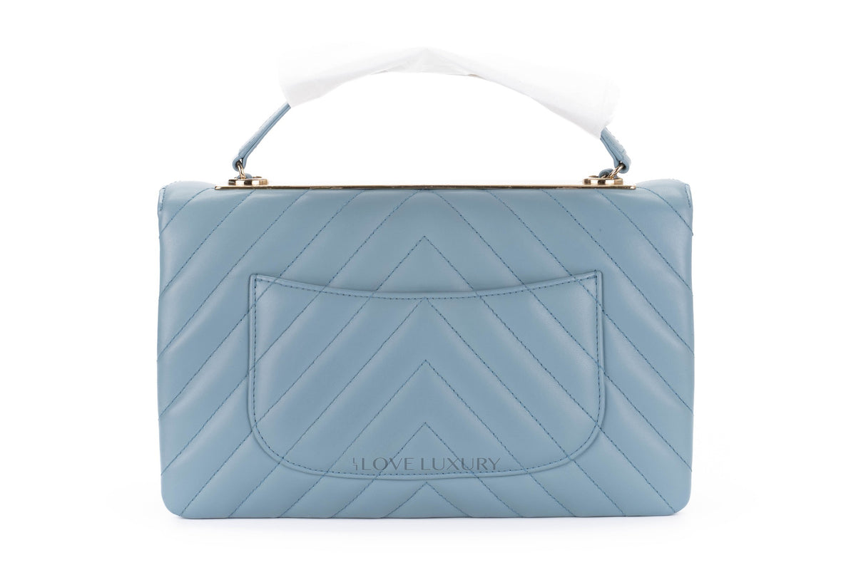 Chanel Trendy Cc Powder Blue Light Gold Hardware - view 3