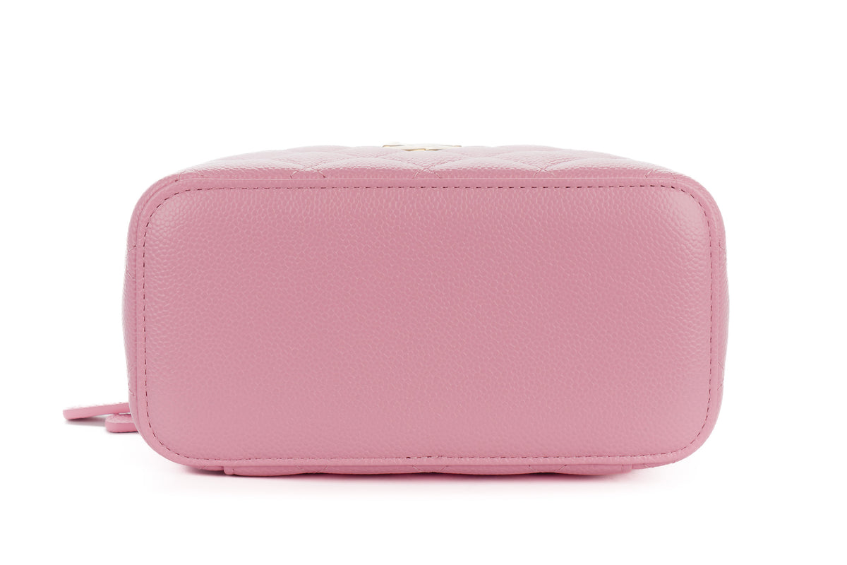 Chanel Vanity Pink Caviar Gold Hardware - view 6