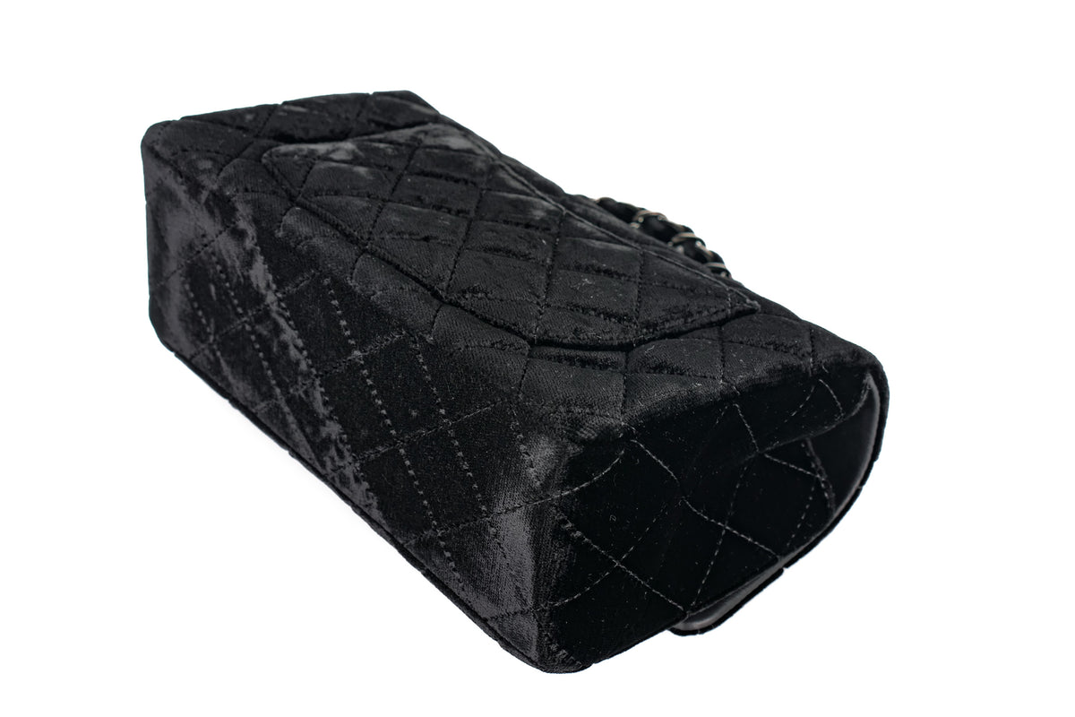 Chanel Mini Rectangular Bag So black Velvet - view 14