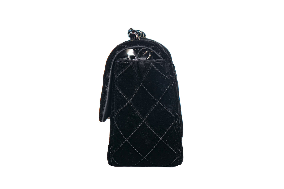 Chanel Mini Rectangular Bag So black Velvet - view 4