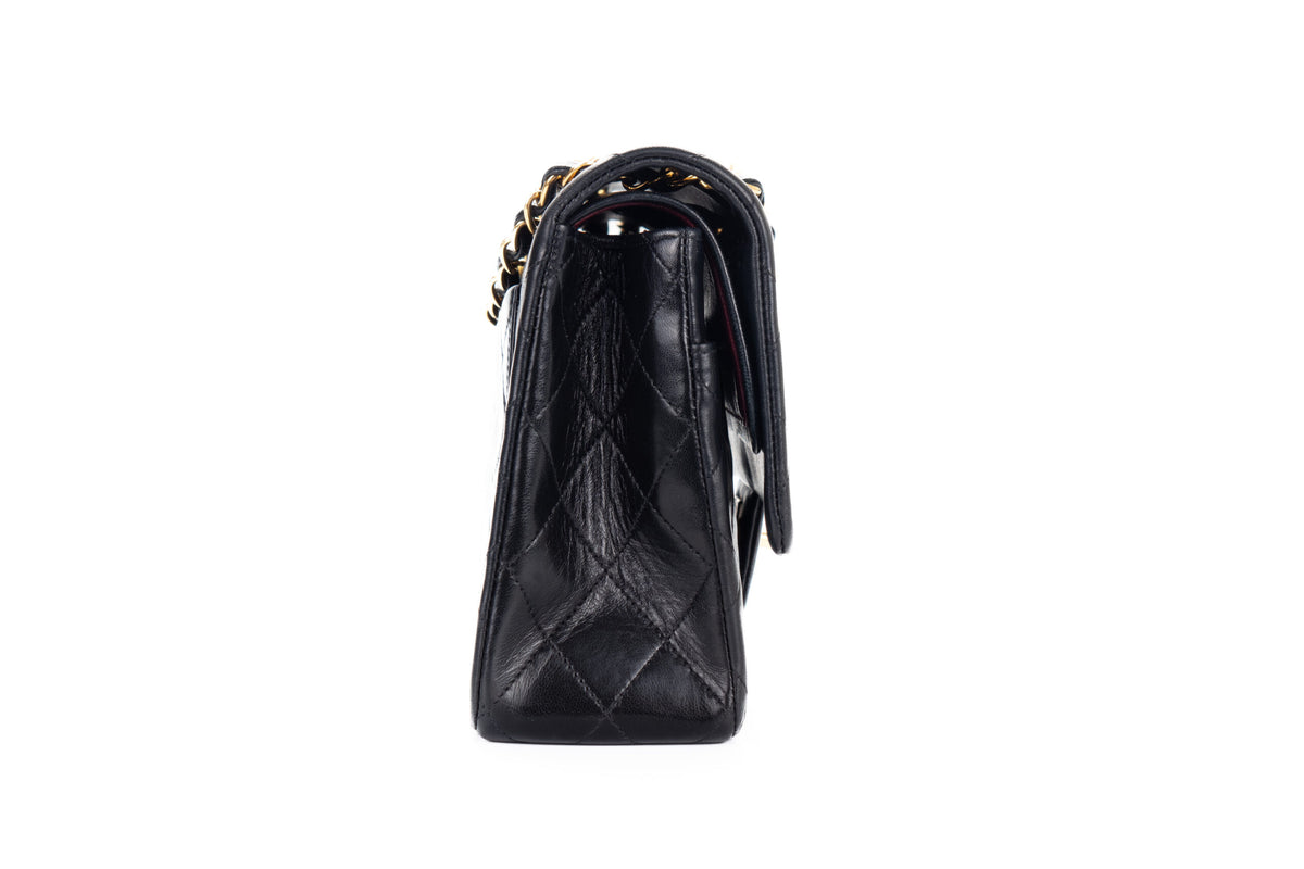 Chanel Medium Classic Flap Vintage Black Lambskin Gold Hardware - view 5