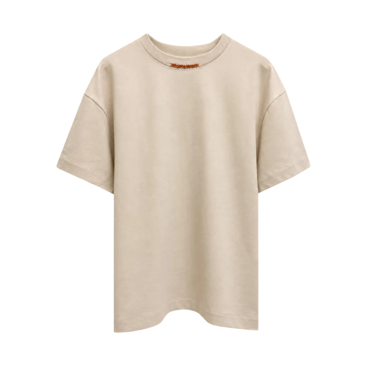 Patch Effect T-shirt in Cream [Unisex] by Beyond Extremes