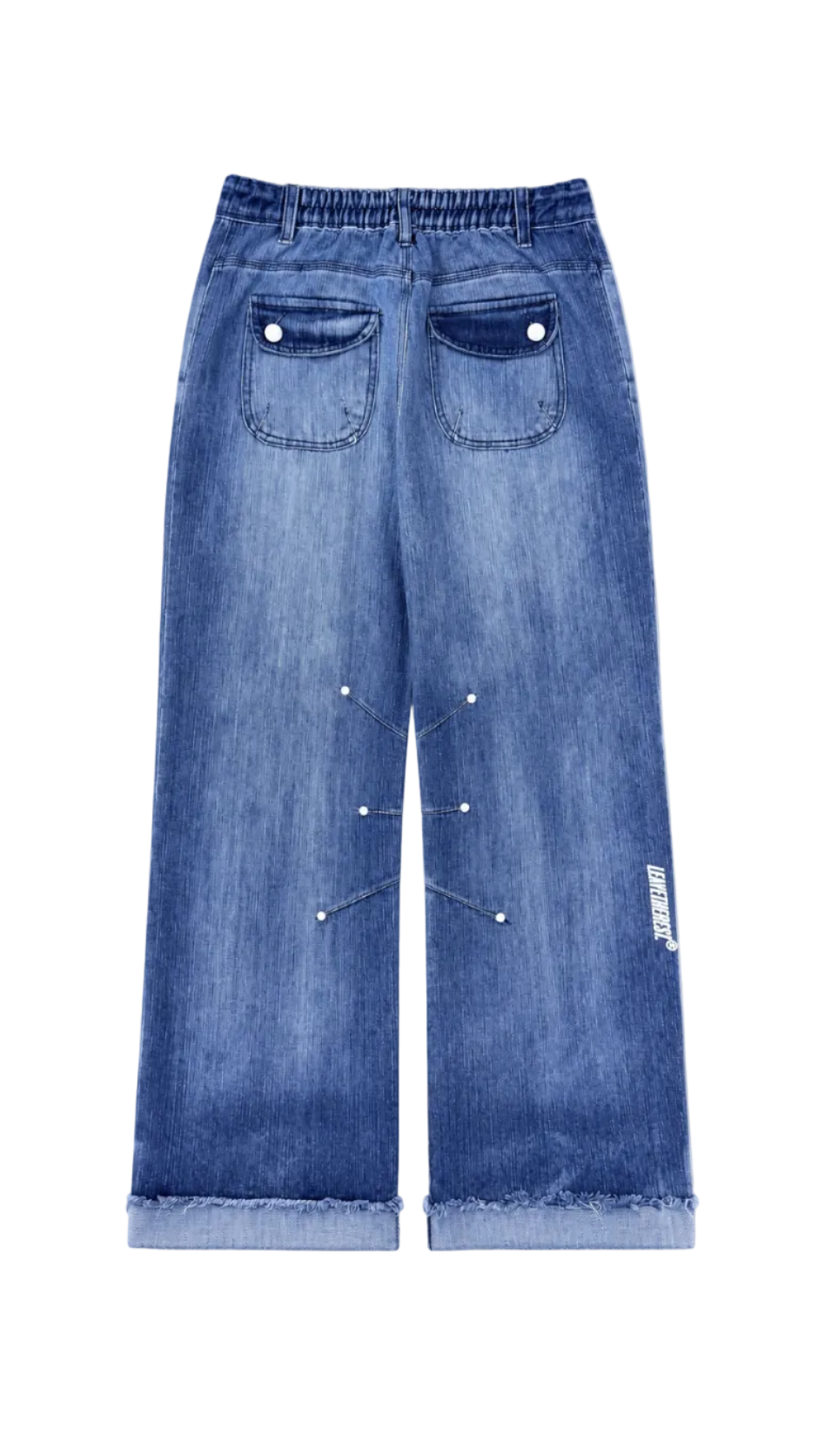 Darts Flared - China blue - RTW by Leave The Rest