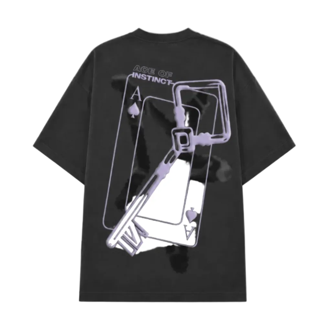 ACE OF KEYS - OVERSIZED T-SHIRT (Grey) by Instinct First