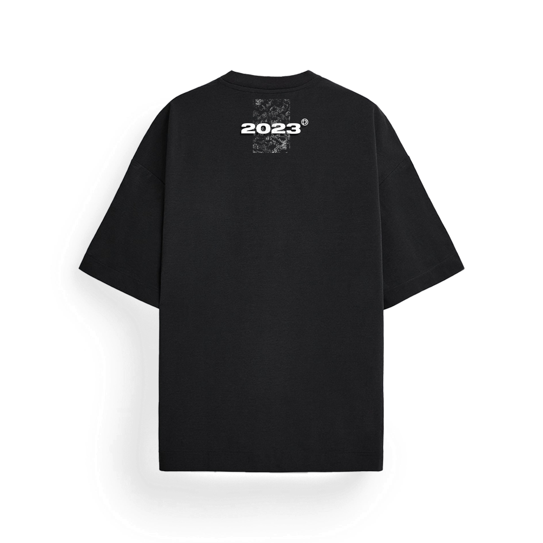 City Of Instincts - Oversized T-shirt (Black) by Instinct First