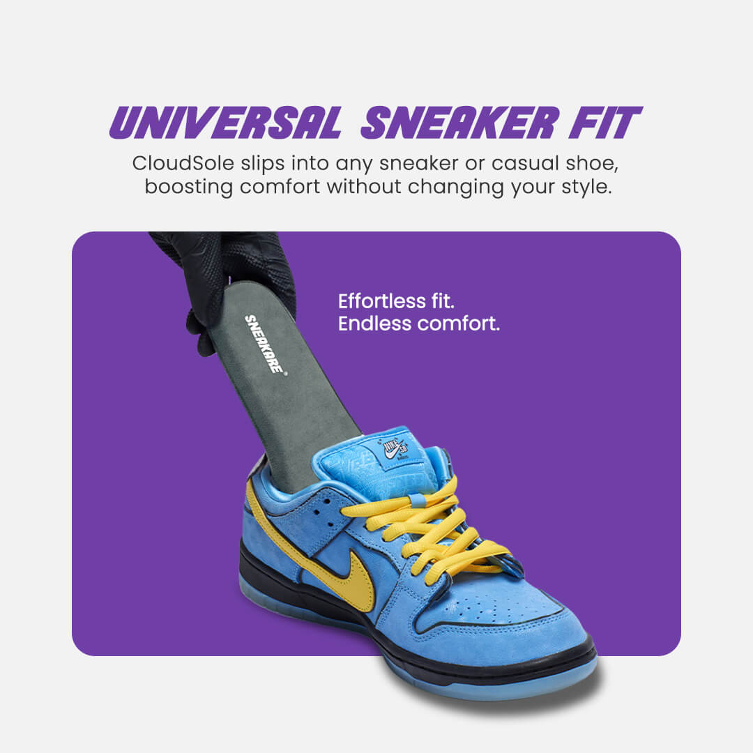 CloudSole Memory Foam Insoles (Large) by Sneakare