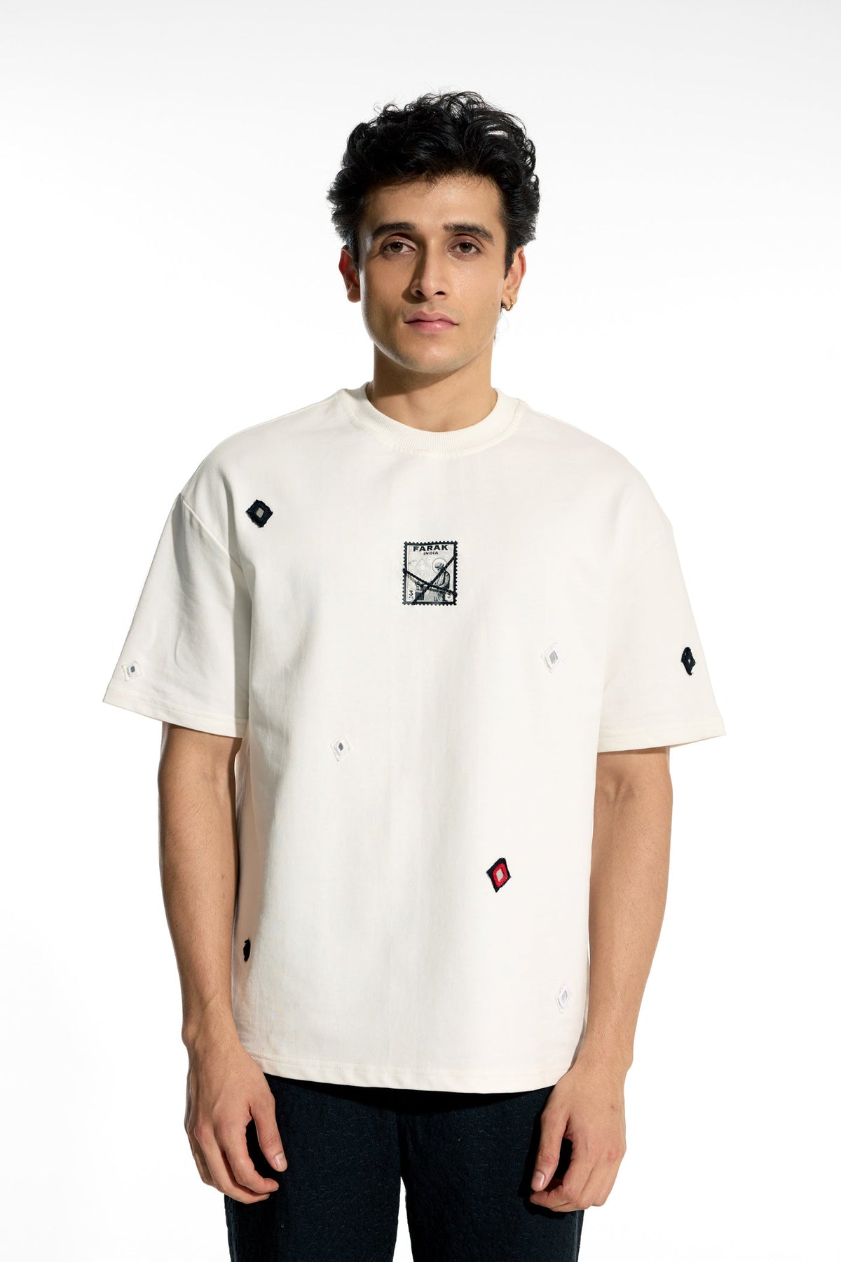 Mirror White T-shirt by FARAK