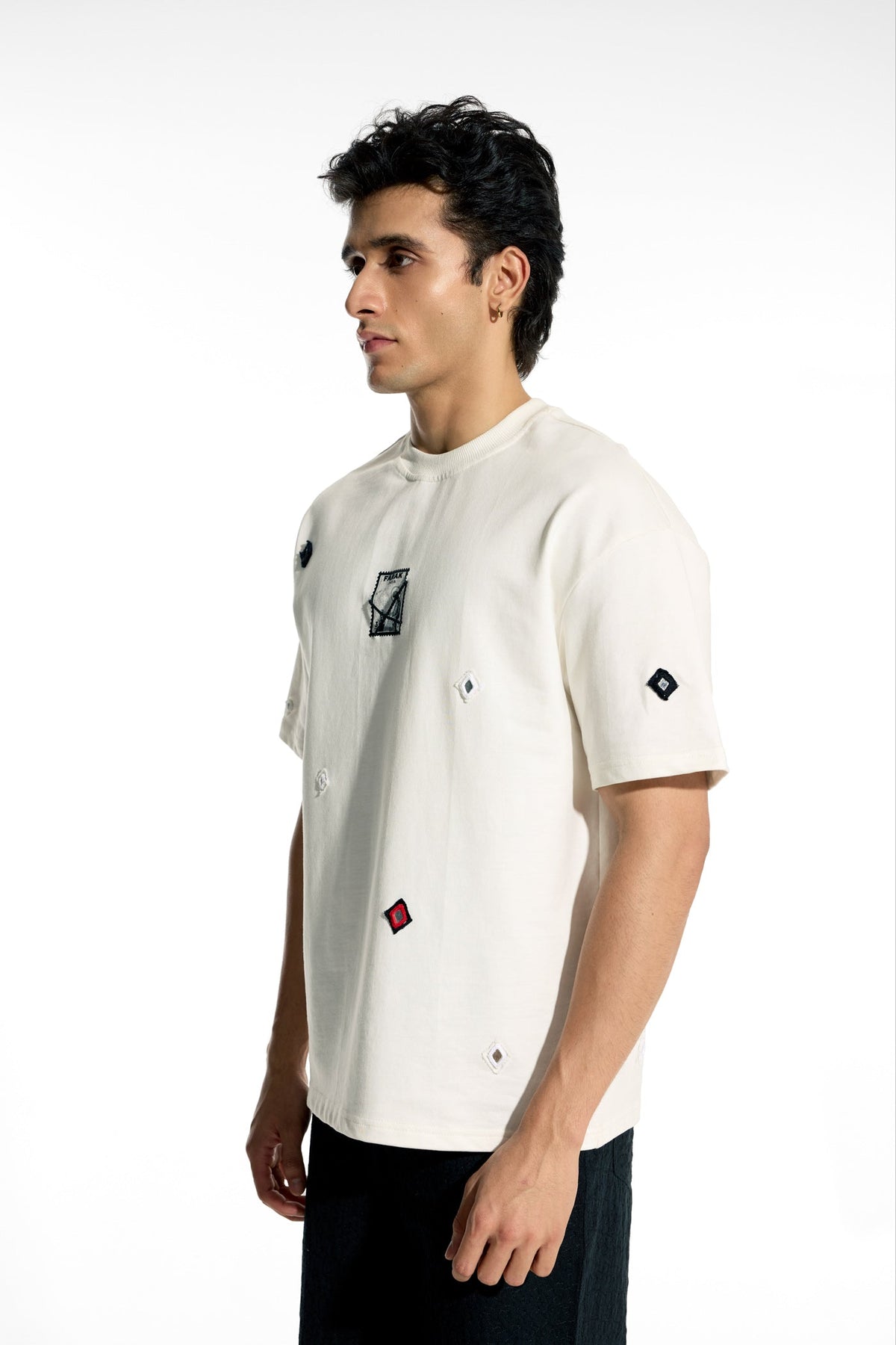 Mirror White T-shirt by FARAK