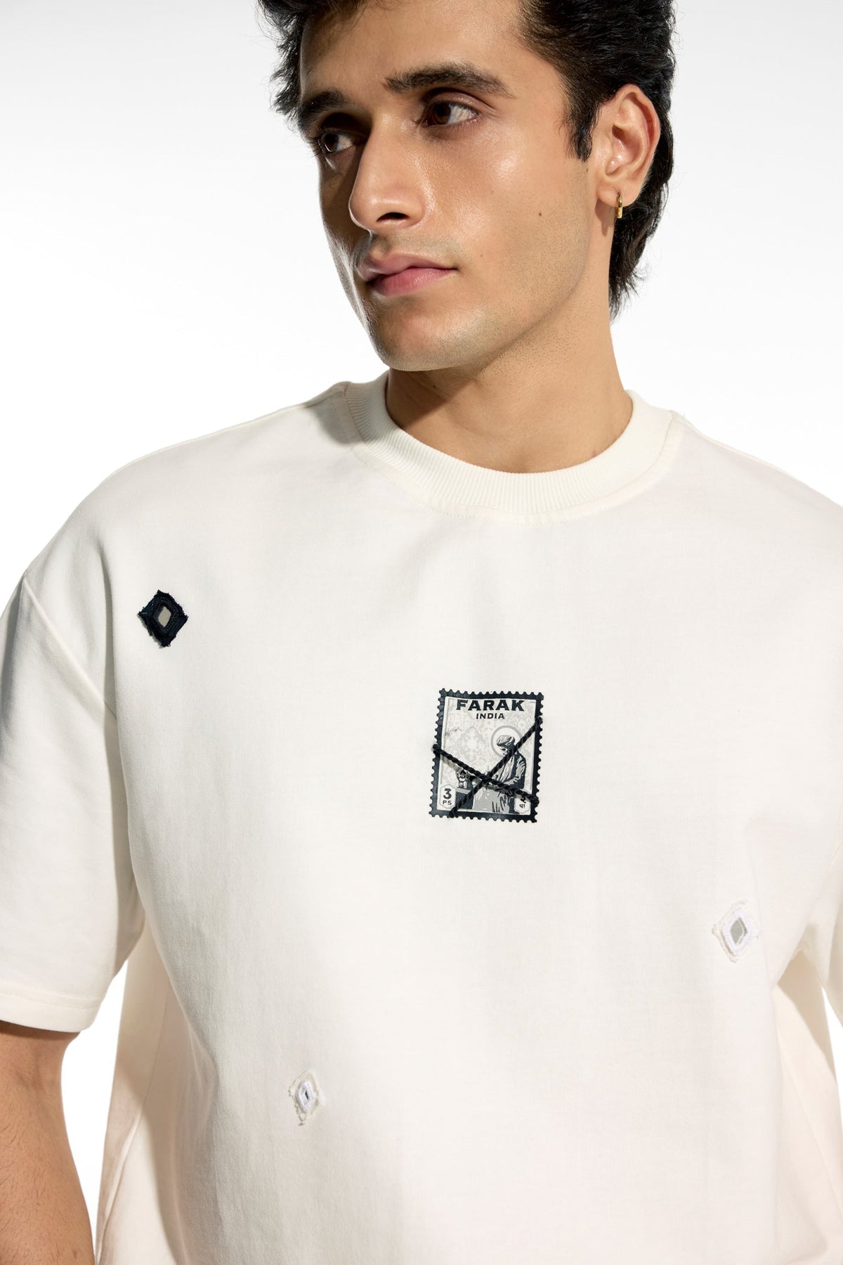 Mirror White T-shirt by FARAK