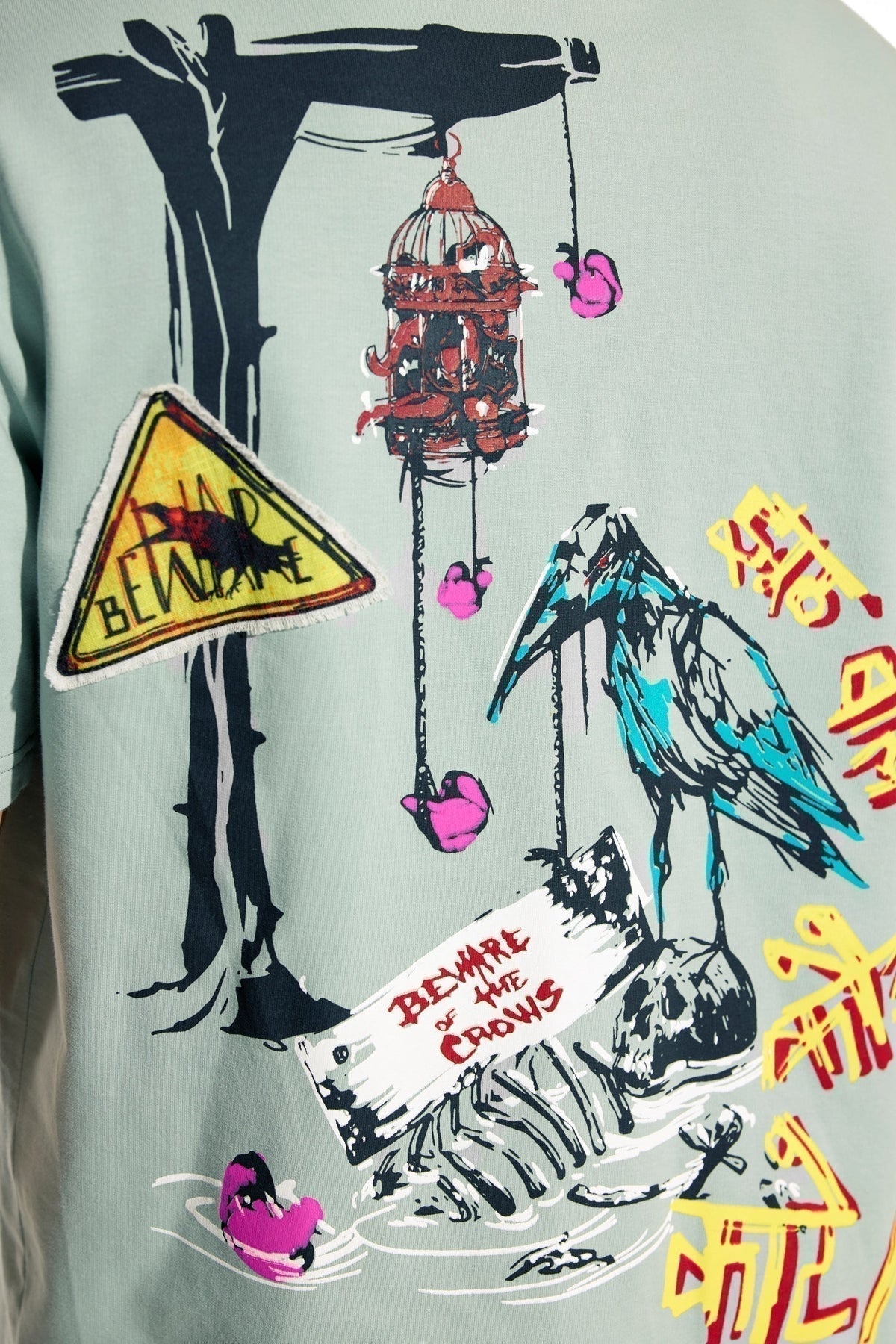 Crow Theory T-shirt by FARAK