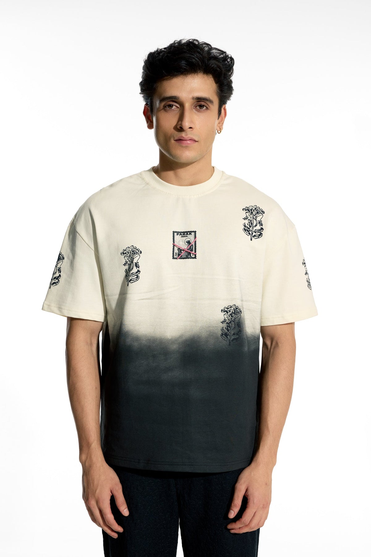 Farak Ek Safar Beige T-shirt by FARAK
