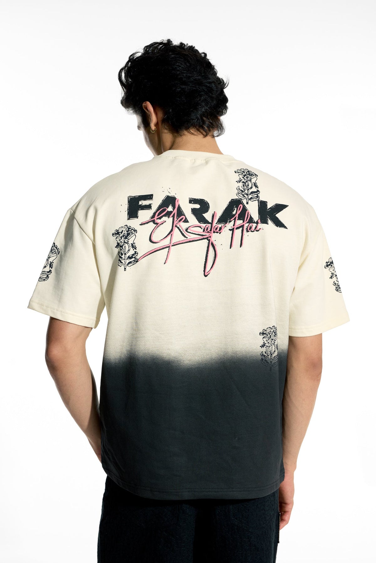 Farak Ek Safar Beige T-shirt by FARAK