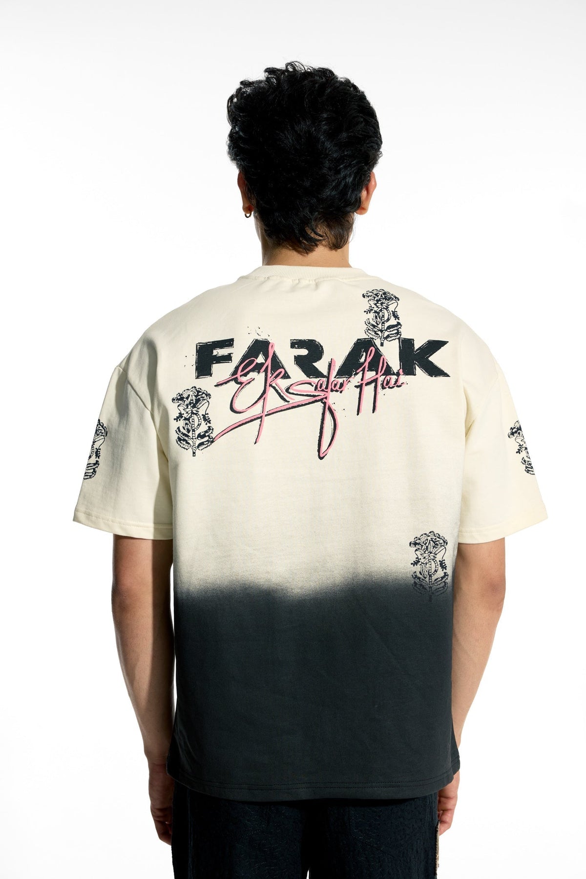 Farak Ek Safar Beige T-shirt by FARAK