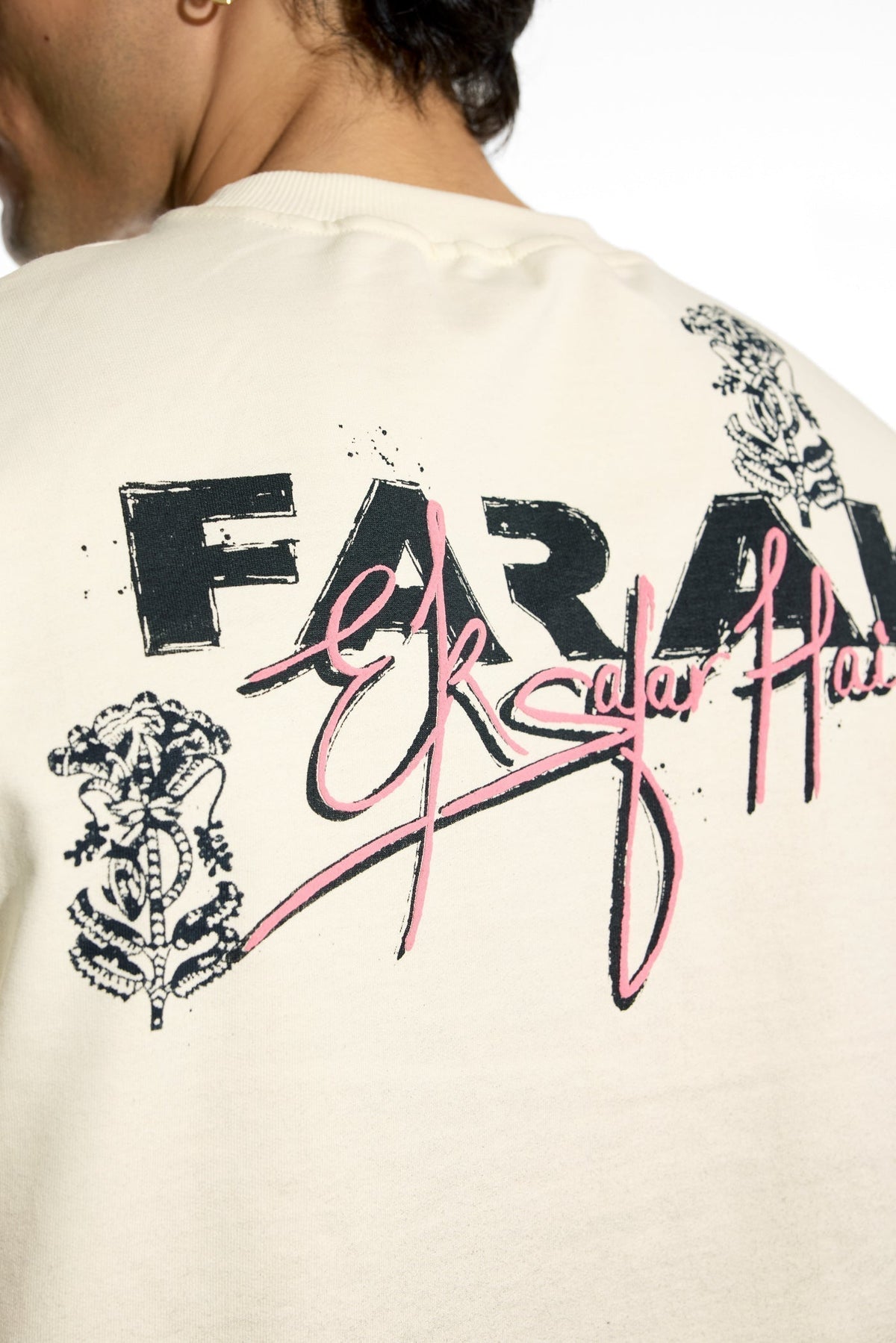 Farak Ek Safar Beige T-shirt by FARAK