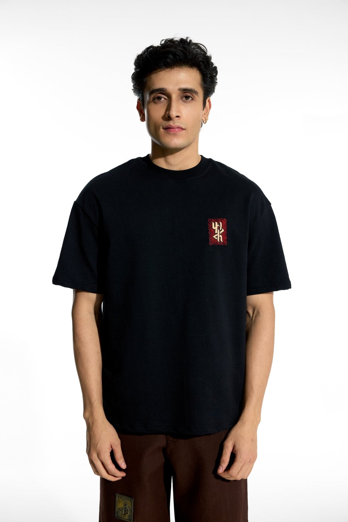 Red Monogram T-shirt by FARAK