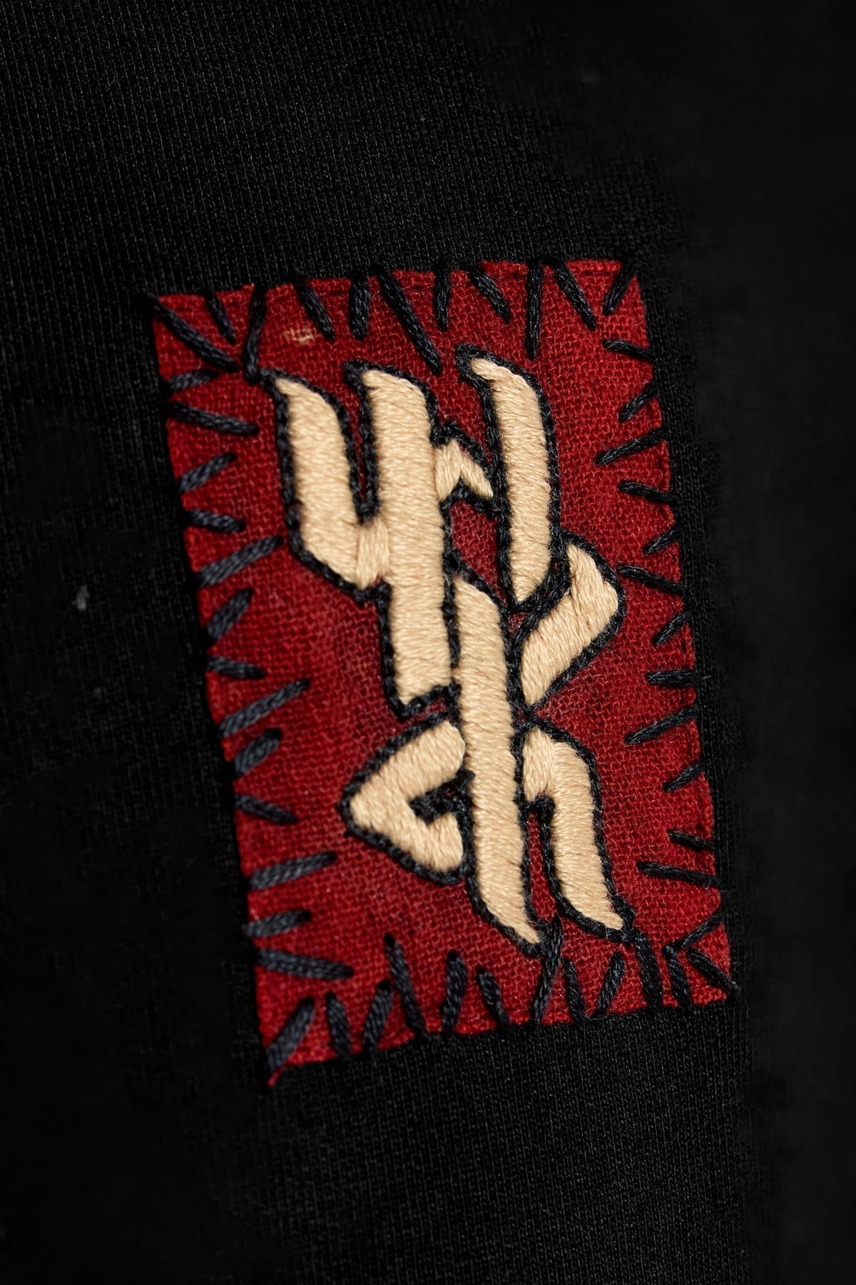 Red Monogram T-shirt by FARAK