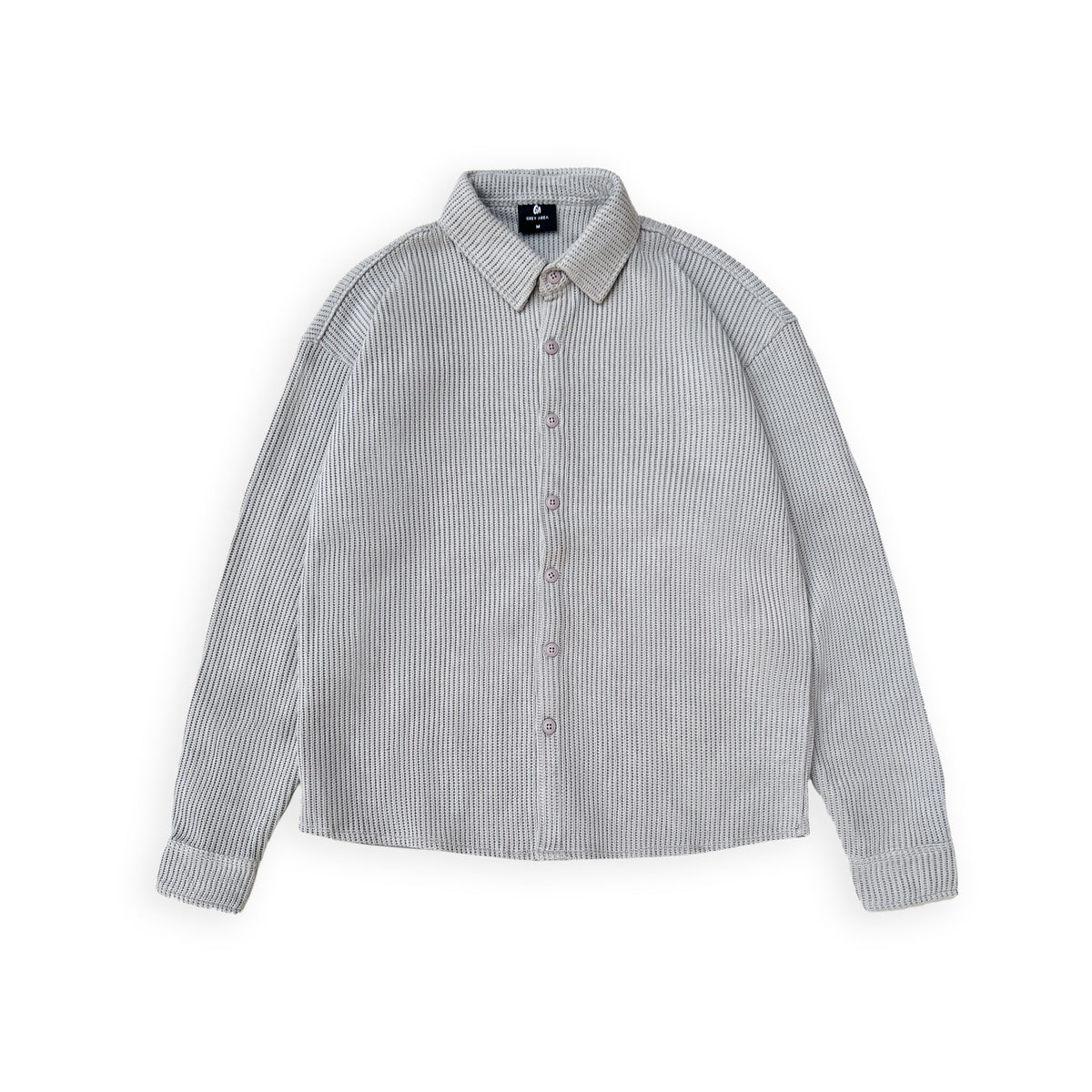 CO-ORD IN SWEATER KNIT FABRIC (LIGHT GREY) by GREY AREA