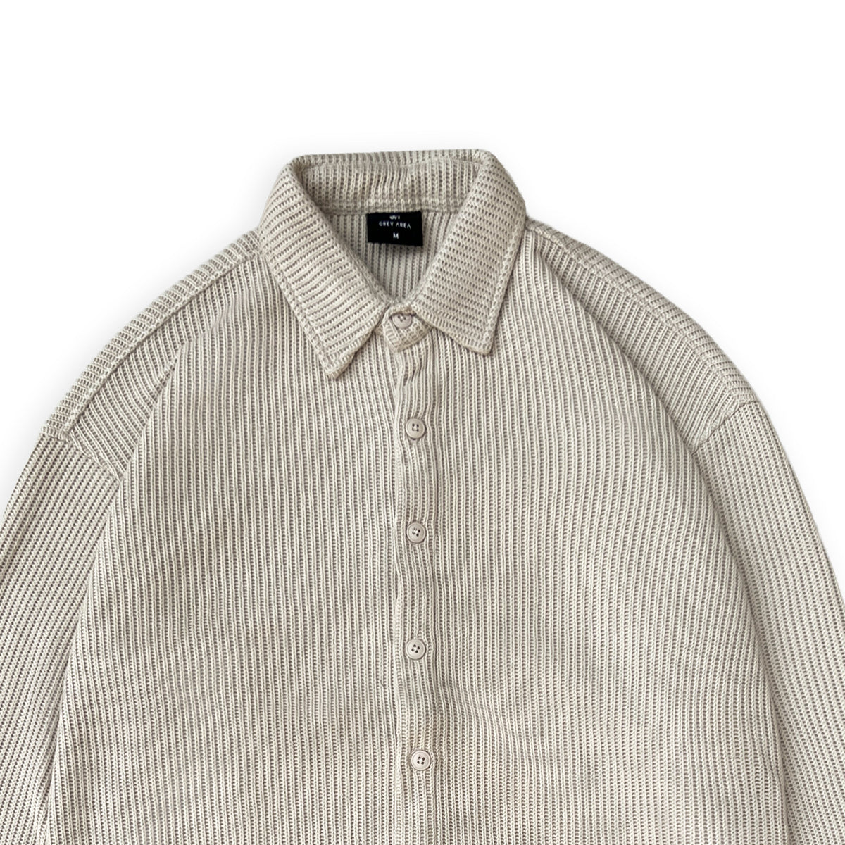 CO-ORD IN SWEATER KNIT FABRIC (CREAM) by GREY AREA