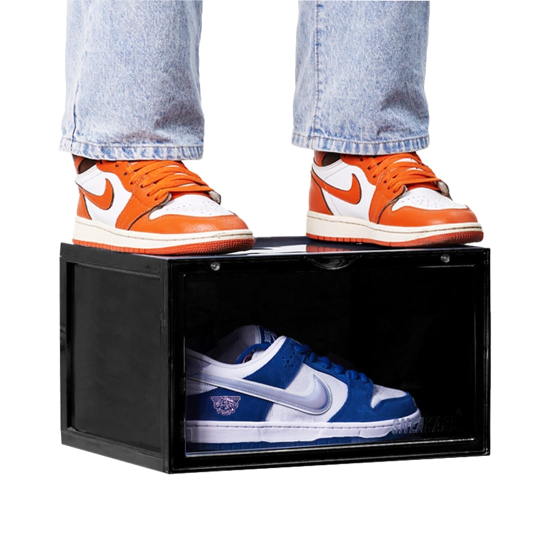Stack'Em Sneaker Crates | Black (Side Drop) by Sneakare
