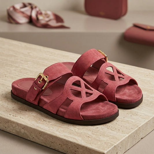 LV Isola Comfort Mule – Pink Leather