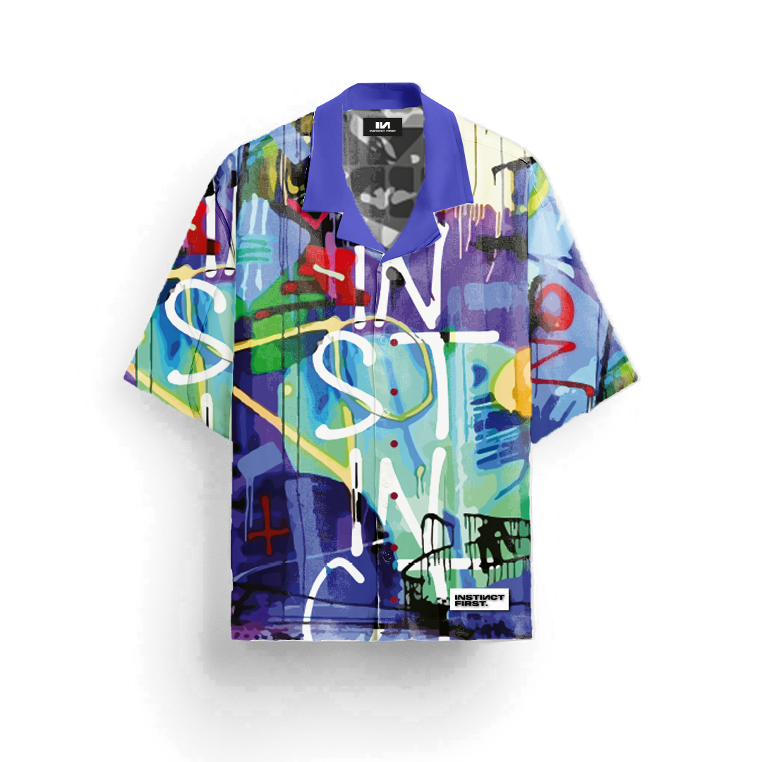 Cuban Oversized Shirt - Resort Wear by Instinct First