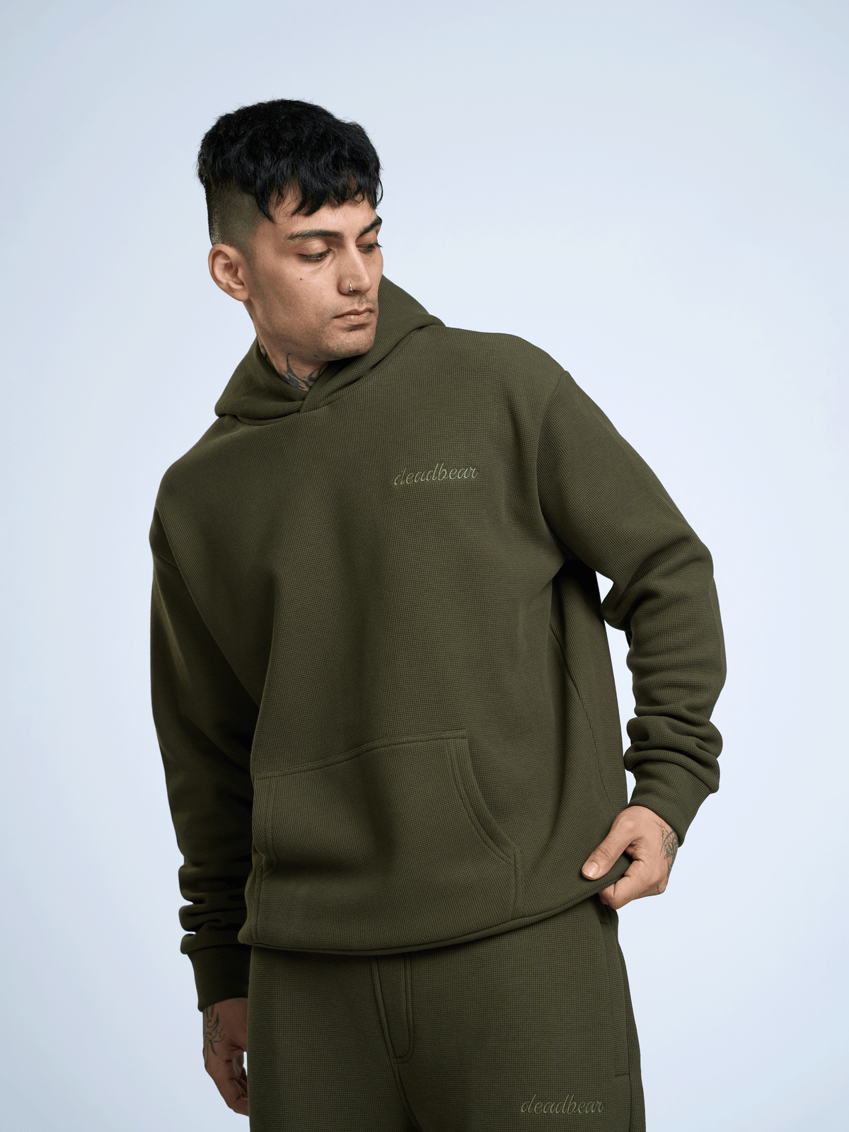 Co-ord Hoodie Olive by DEADBEAR