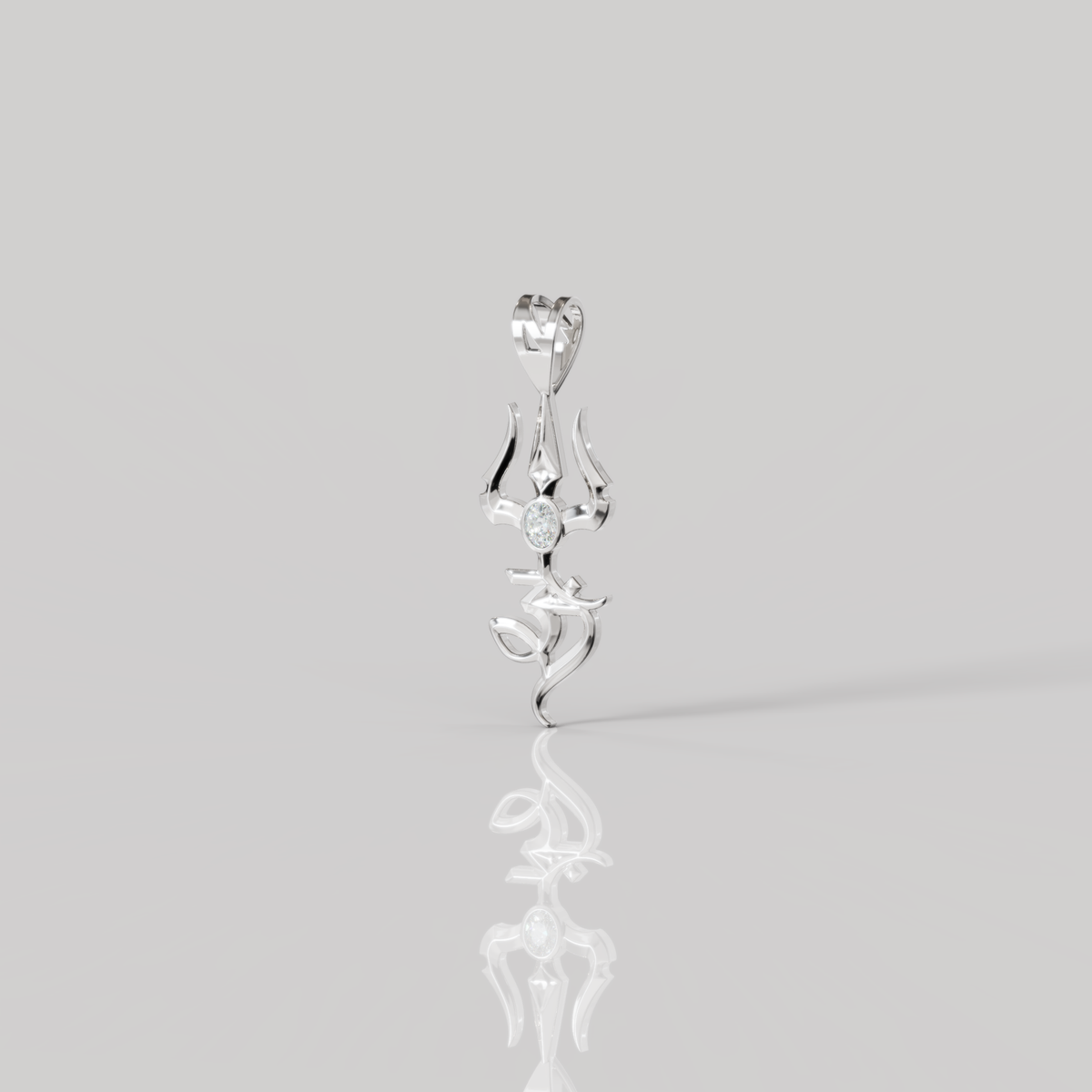 OM TRISHULA by The Noble Sculptor