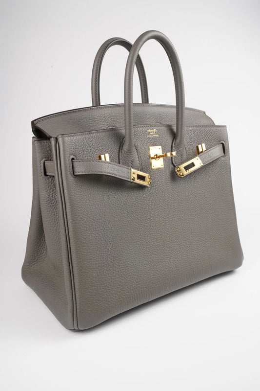Hermès Birkin 25 – Gris Etain Togo Leather with Rose Gold Hardware (BNIB)