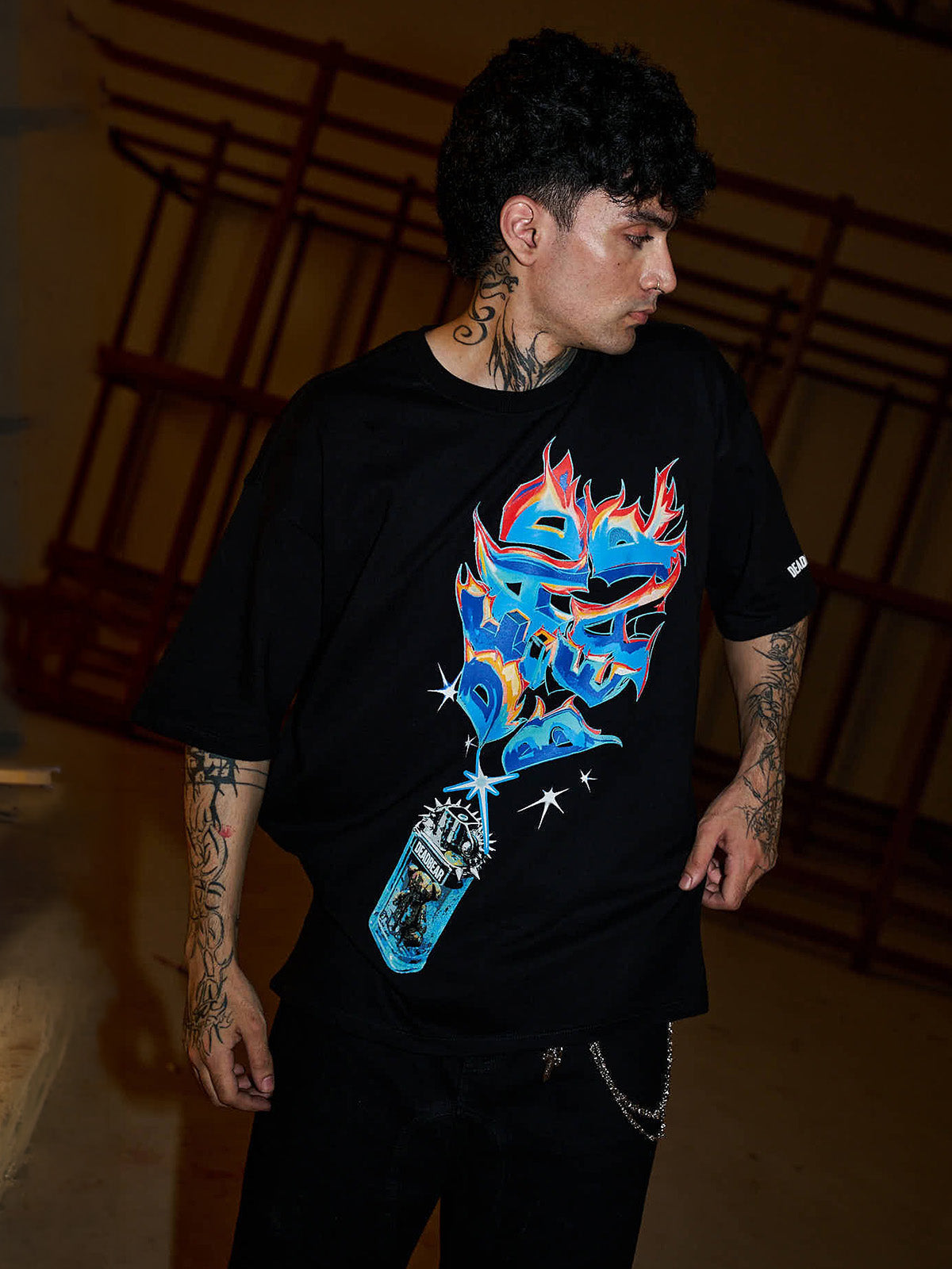 Lighter Tee Black by DEADBEAR