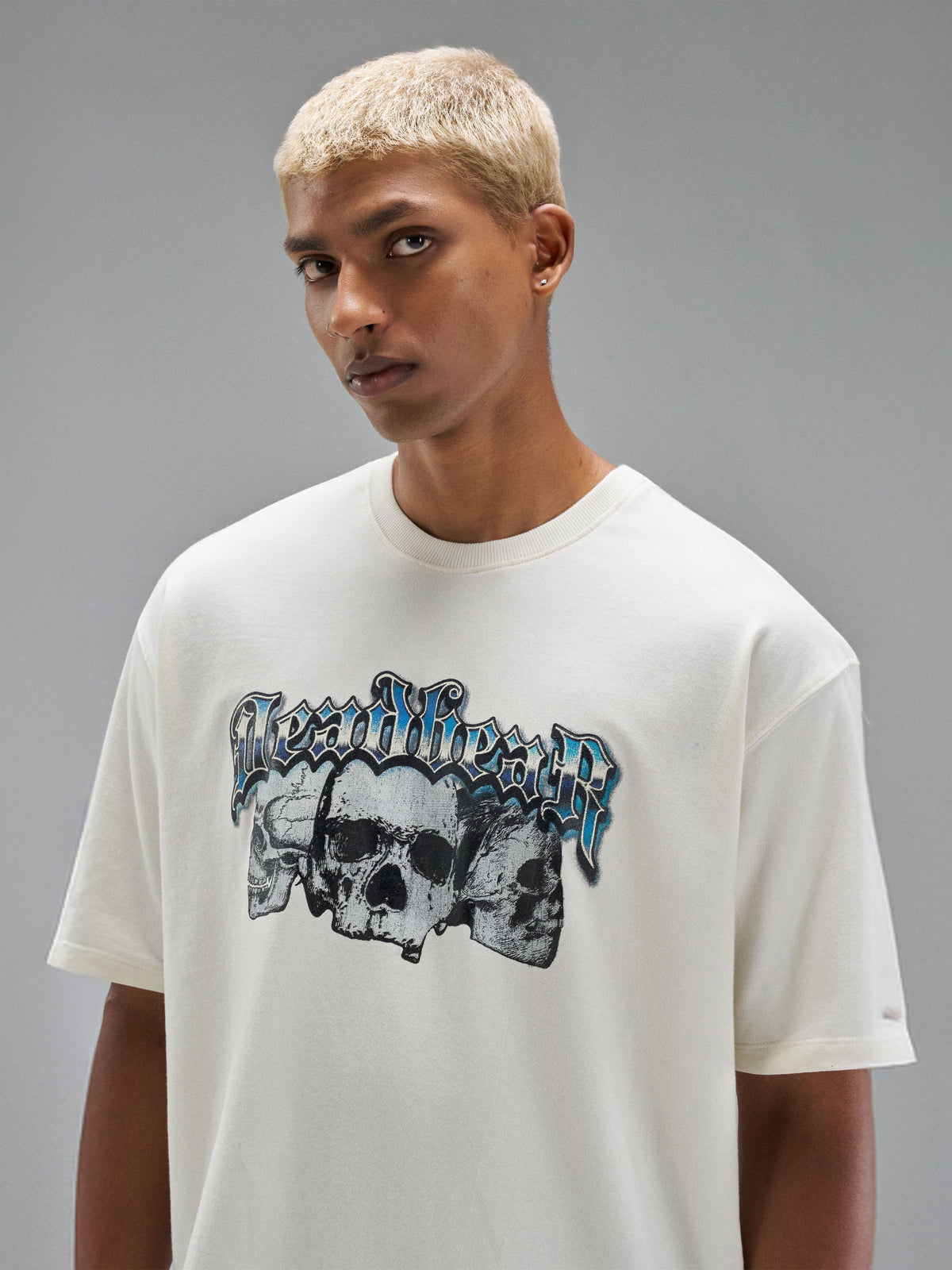 Skeleton 3.0 Tee Cream by DEADBEAR