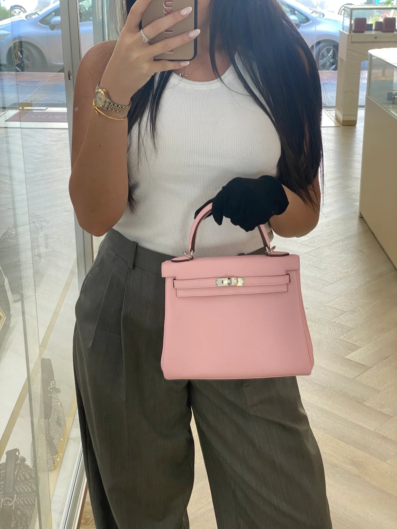 Hermès Kelly 25 – Rose Sakura PHW - Zeuskicks