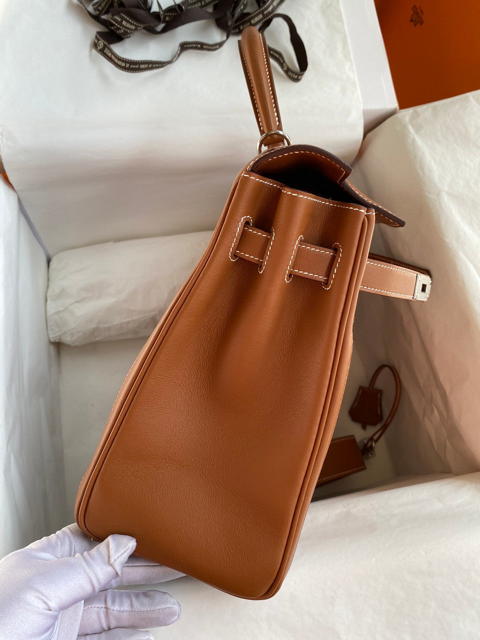 Hermès Kelly Lakis 32 – Gold Epsom Leather with Palladium Hardware (2020)