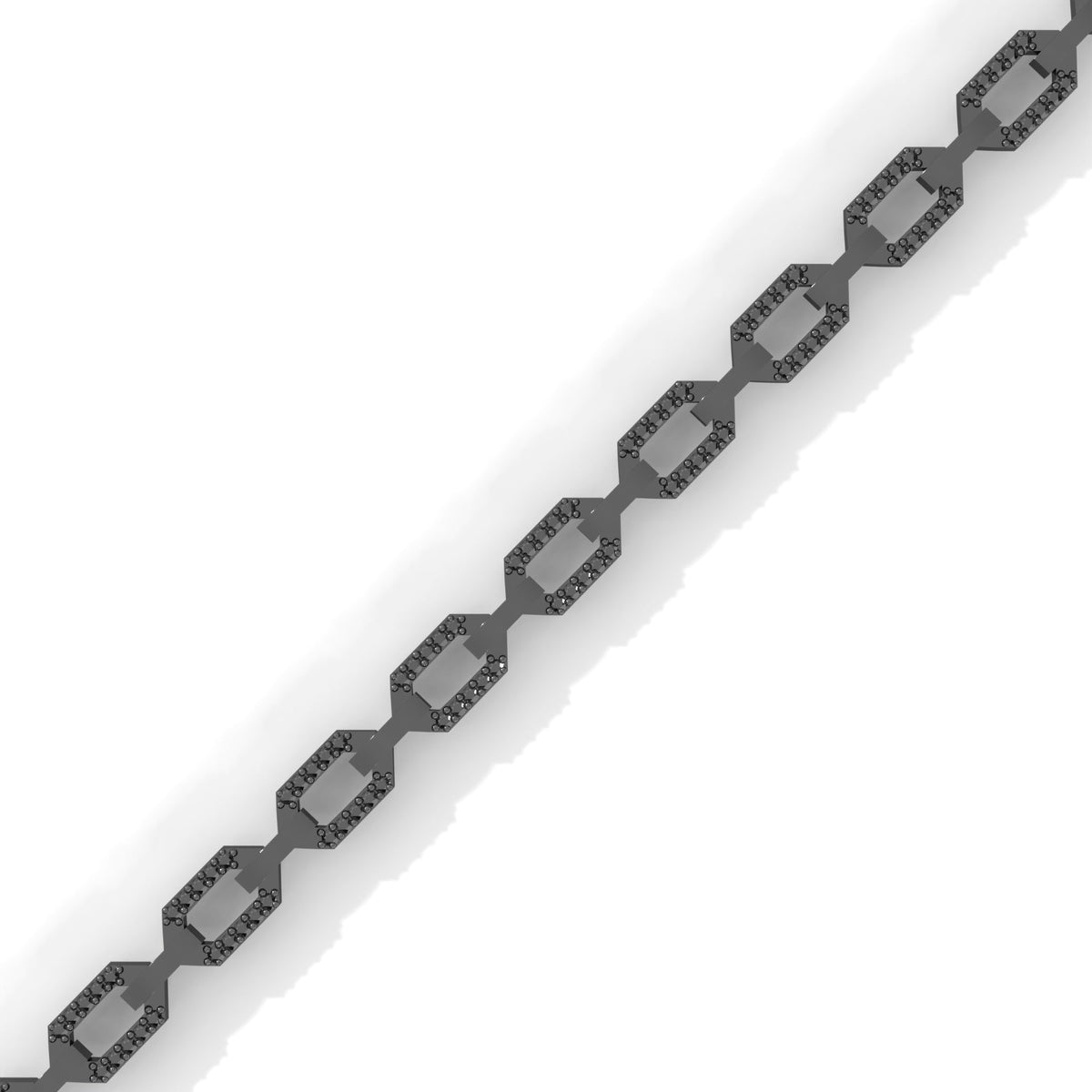 MICRO HEXA LINK (Black) by The Noble Sculptor