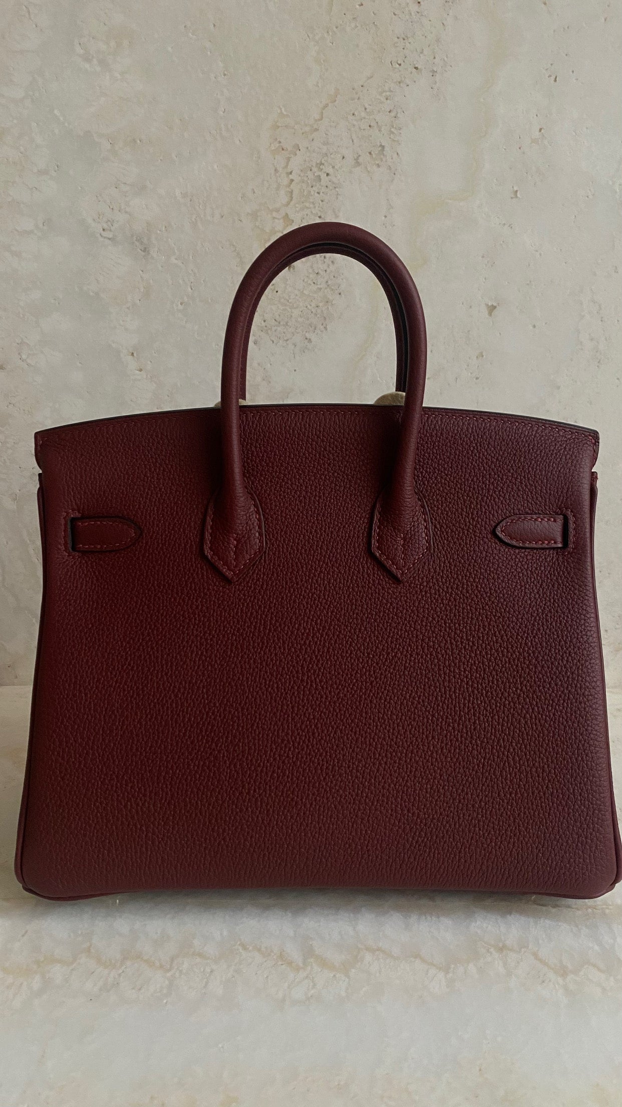 Hermès Birkin 25 – Rouge H Togo Leather with Palladium Hardware