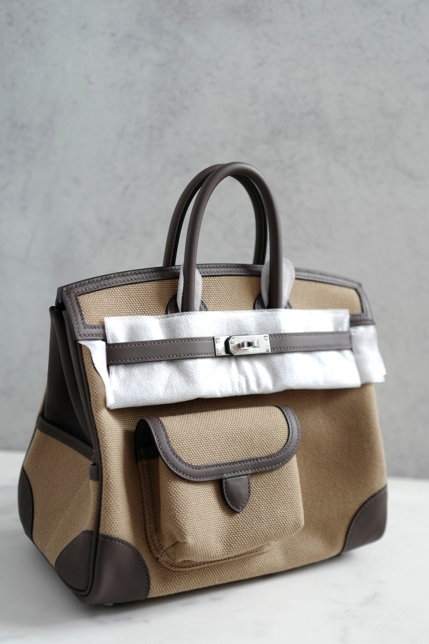 Hermès Birkin Cargo 25 – Ecorce/Mousse