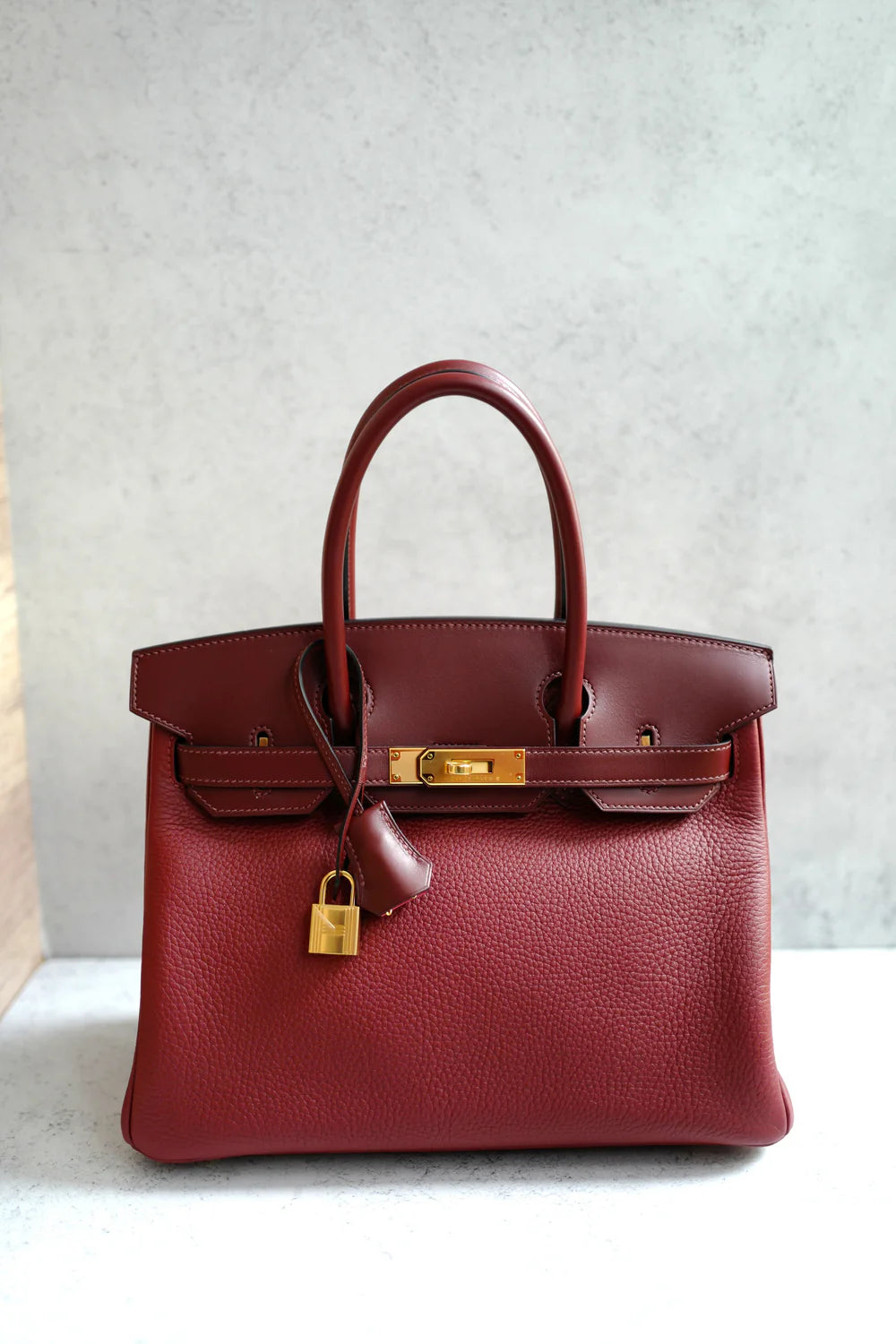 Hermès Birkin 30 Touch – Rouge H Taurillon Clemence with Gold Hardware - Zeuskicks