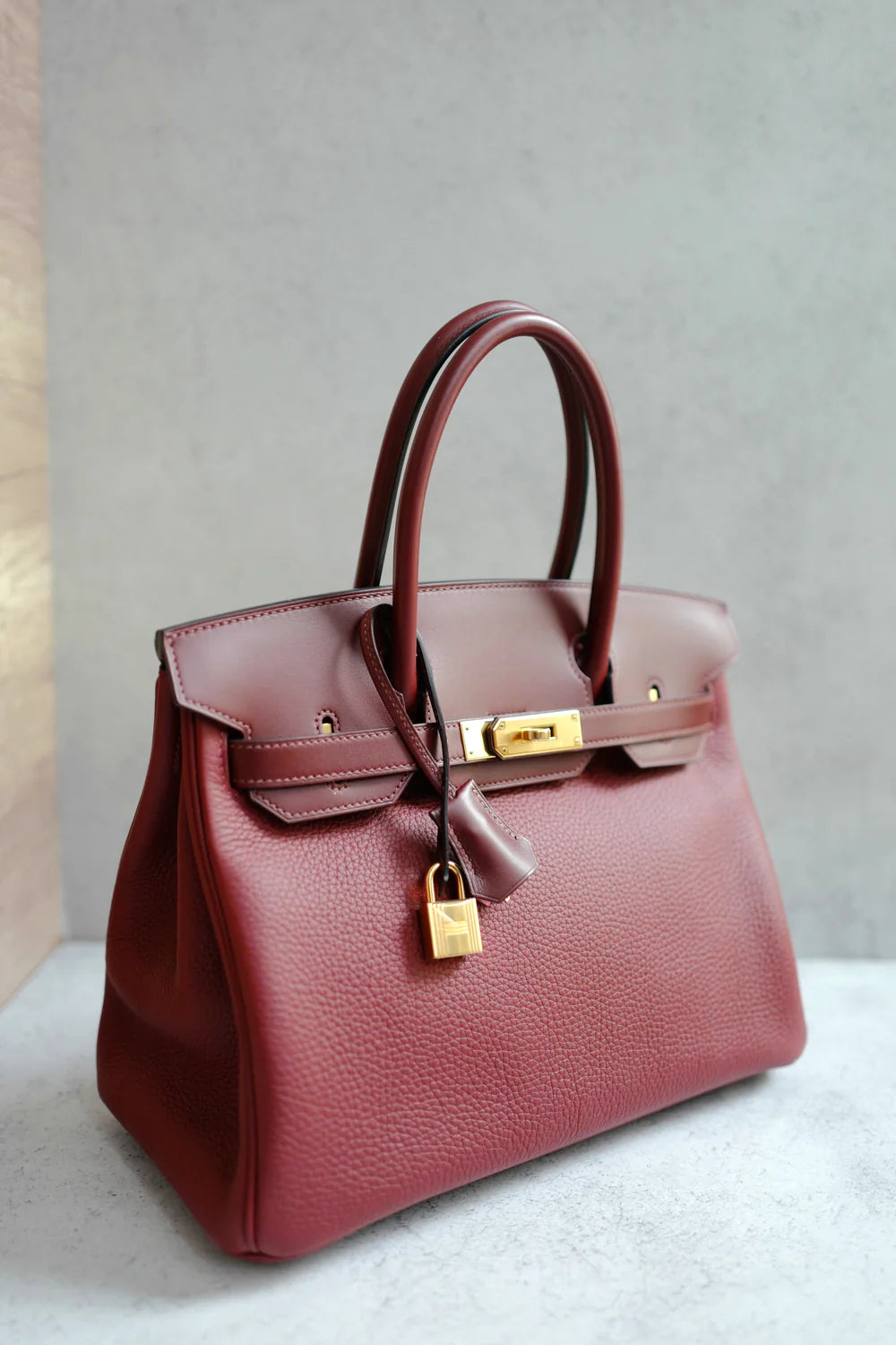 Hermès Birkin 30 Touch – Rouge H Taurillon Clemence with Gold Hardware - Zeuskicks