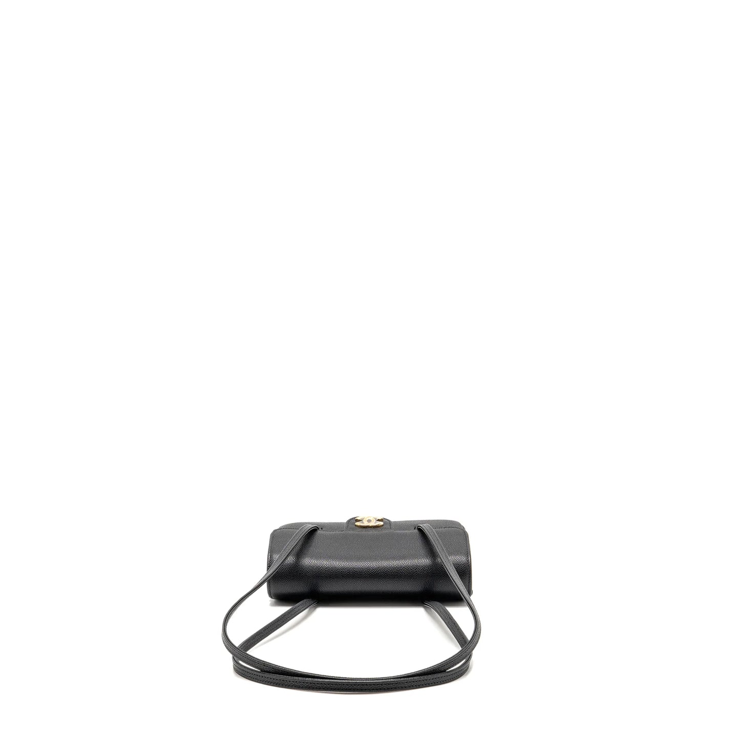 Chanel 26P Preppy Coco Clutch Shoulder Bag – Black Caviar Leather - Zeuskicks