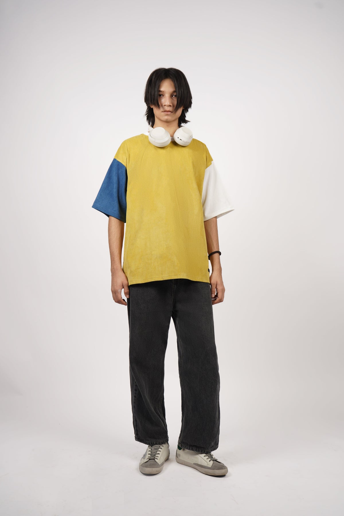 YELLOW CORDUROY T-SHIRT by GREY AREA