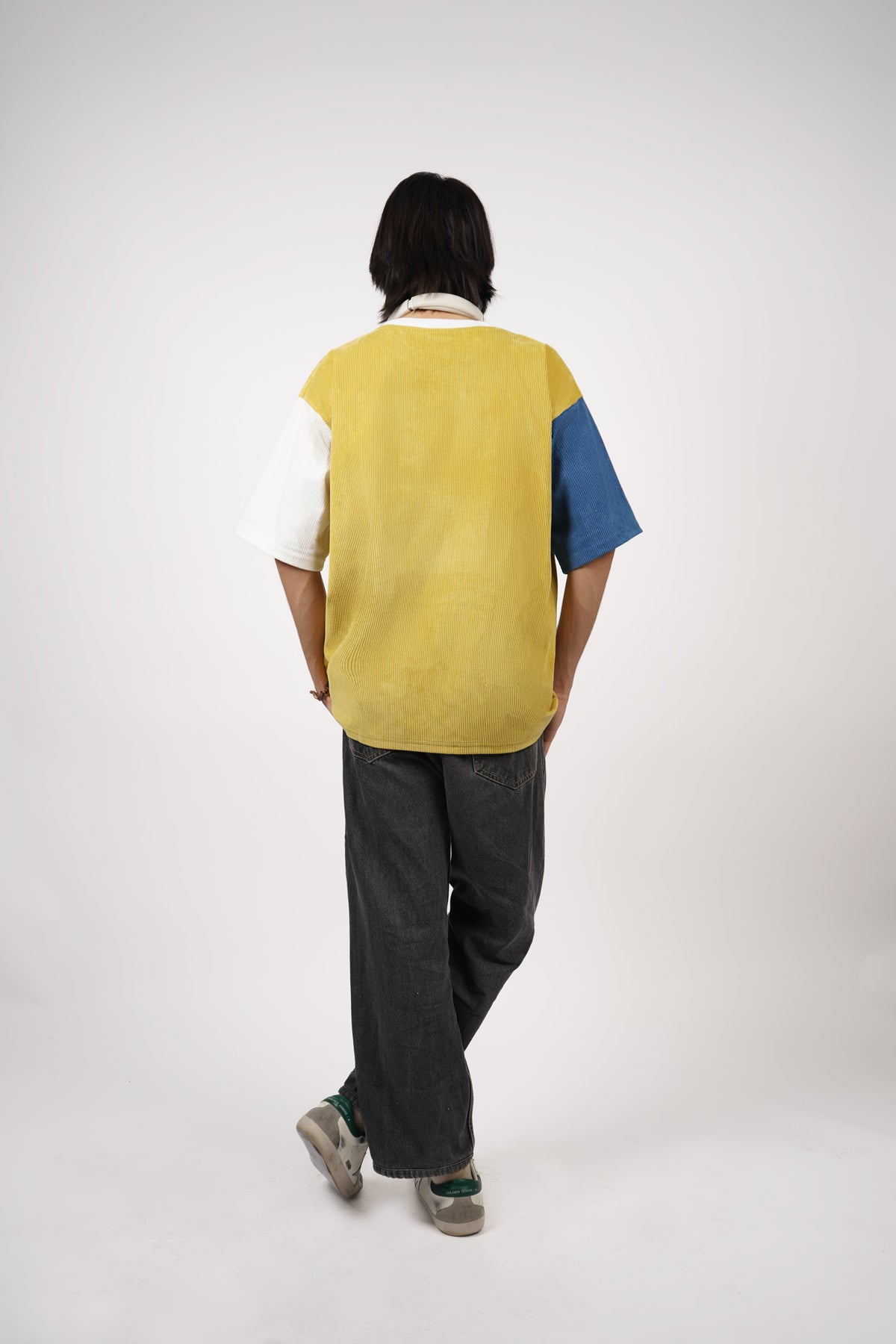 YELLOW CORDUROY T-SHIRT by GREY AREA