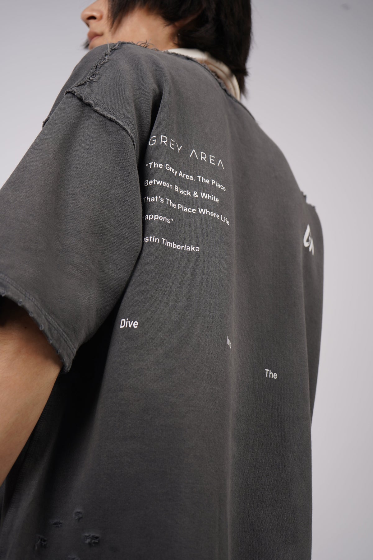 THE GREY AREA QUOTE T-SHIRT by GREY AREA