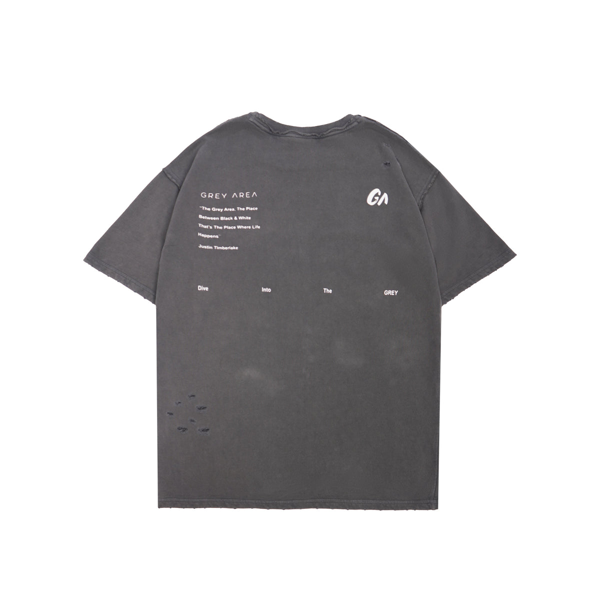 THE GREY AREA QUOTE T-SHIRT by GREY AREA